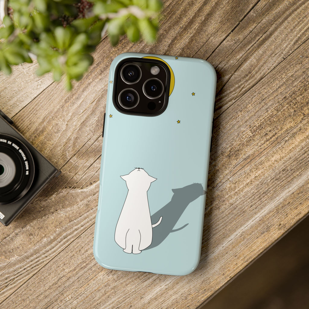 Cute Cat Phone Case, Tough Phone Cover, Pet Lover Gift, Unique Case, Animal Decor, Birthday Gift