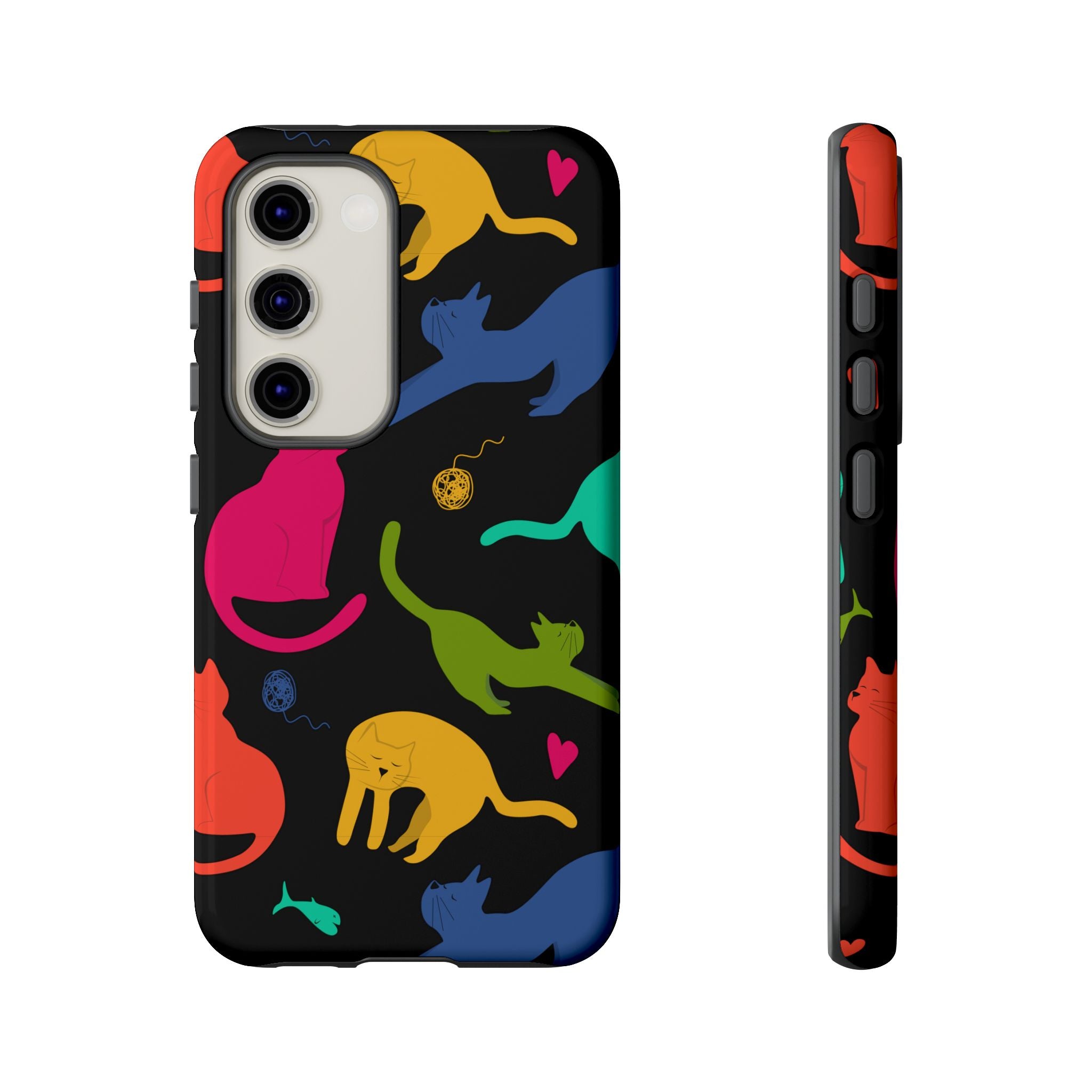 Colorful Cat Phone Case - Fun Pet Lover Accessory, Paw-some Gift for Cat Owners, Colorful Protective Cover, Cute Animal Phone [...]