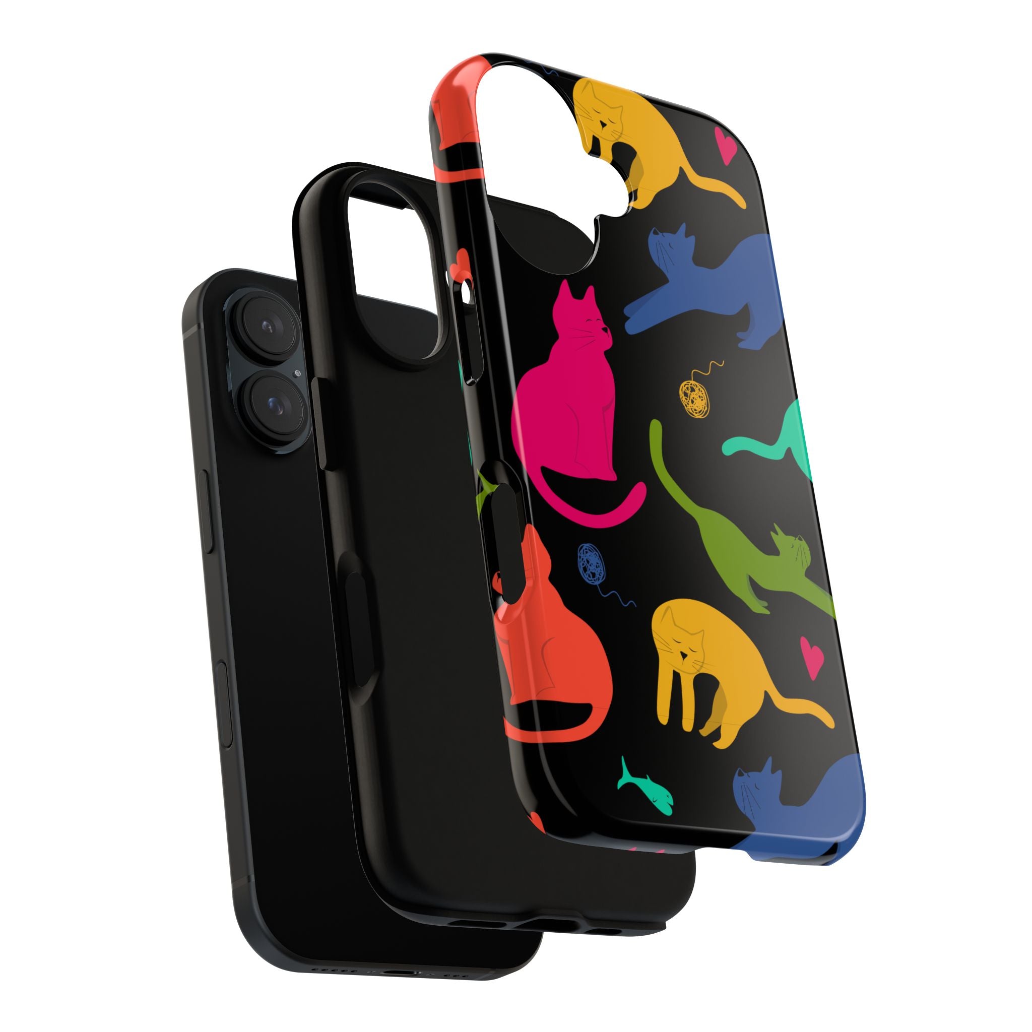 Colorful Cat Phone Case - Fun Pet Lover Accessory, Paw-some Gift for Cat Owners, Colorful Protective Cover, Cute Animal Phone [...]