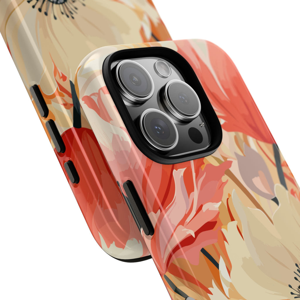 Floral Phone Case, Tough Protective Cover for Floral Lovers, Perfect Gift for Friends, Spring Celebration, Art Lovers Gift