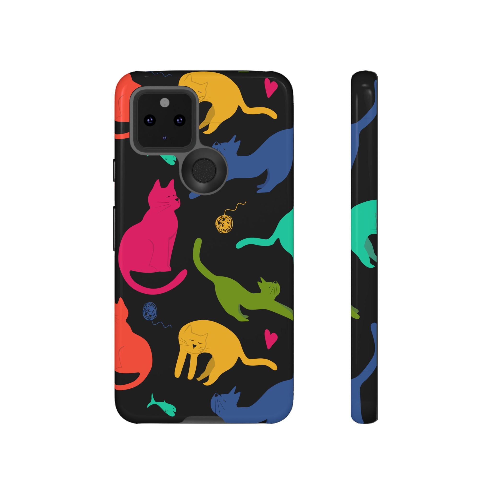 Colorful Cat Phone Case - Fun Pet Lover Accessory, Paw-some Gift for Cat Owners, Colorful Protective Cover, Cute Animal Phone [...]