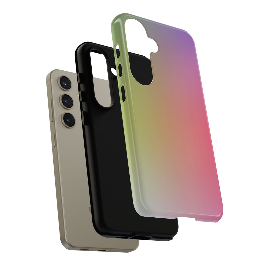 Gradient Phone Case, Tough Cases, Colorful Tech Accessory, Modern Phone Protection, Trendy Gift for Friends, Birthday, Holidays