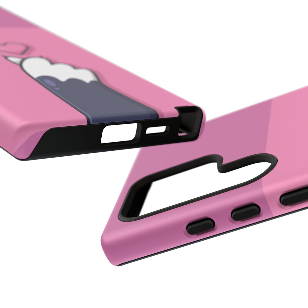 Cute Cat Paw Phone Case, Playful Pet Lover Gift, Animal Print Phone Cover, Heart Design Case, Fun Feminine Case, Kawaii Style