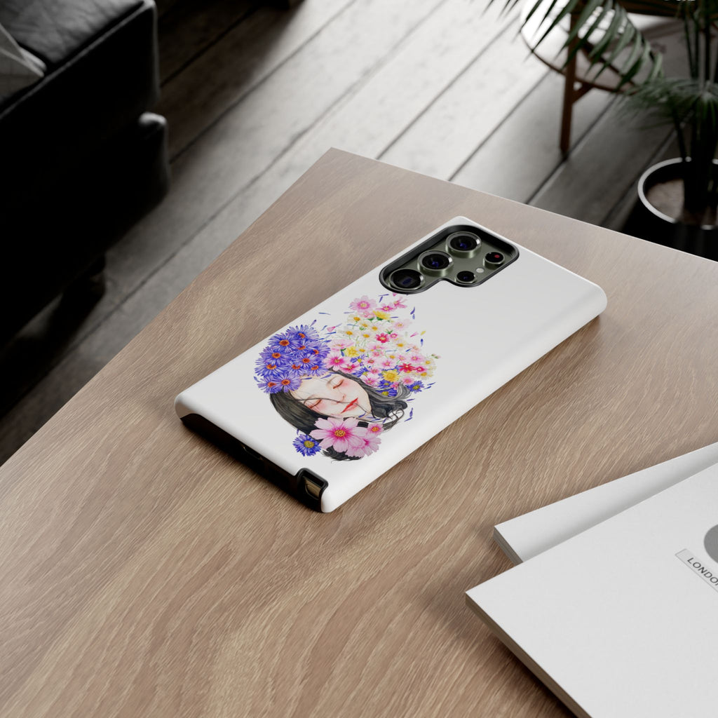 Floral Phone Case | Tough Cases | Cute Floral Design, Gift for Her, Spring Accessory, Mother's Day Gift, Stylish Protection