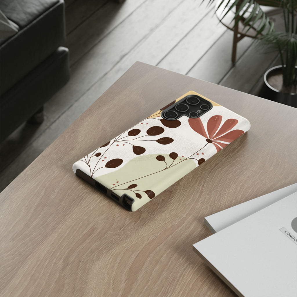 Floral Phone Case - Stylish Tough Cases for Women, Trendy Phone Cover, Gift for Her, Birthday Present, Everyday Use