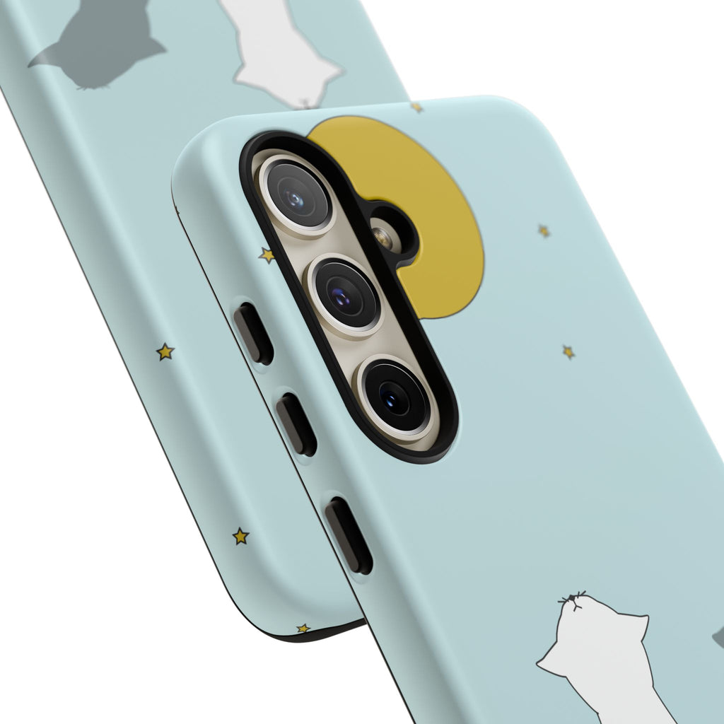Cute Cat Phone Case, Tough Phone Cover, Pet Lover Gift, Unique Case, Animal Decor, Birthday Gift