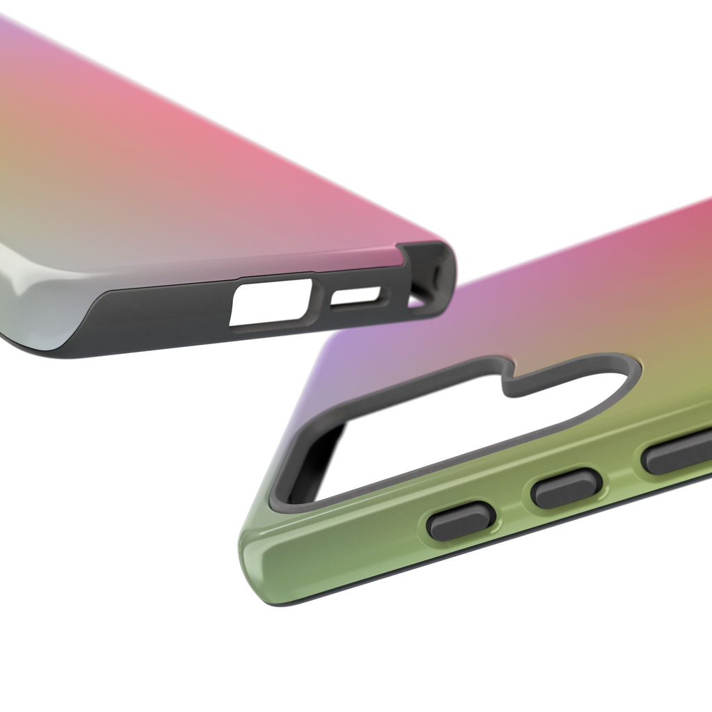 Gradient Phone Case, Tough Cases, Colorful Tech Accessory, Modern Phone Protection, Trendy Gift for Friends, Birthday, Holidays