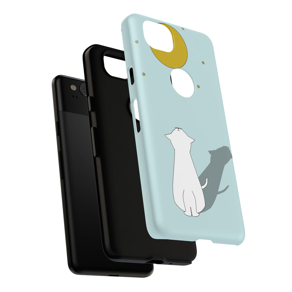 Cute Cat Phone Case, Tough Phone Cover, Pet Lover Gift, Unique Case, Animal Decor, Birthday Gift