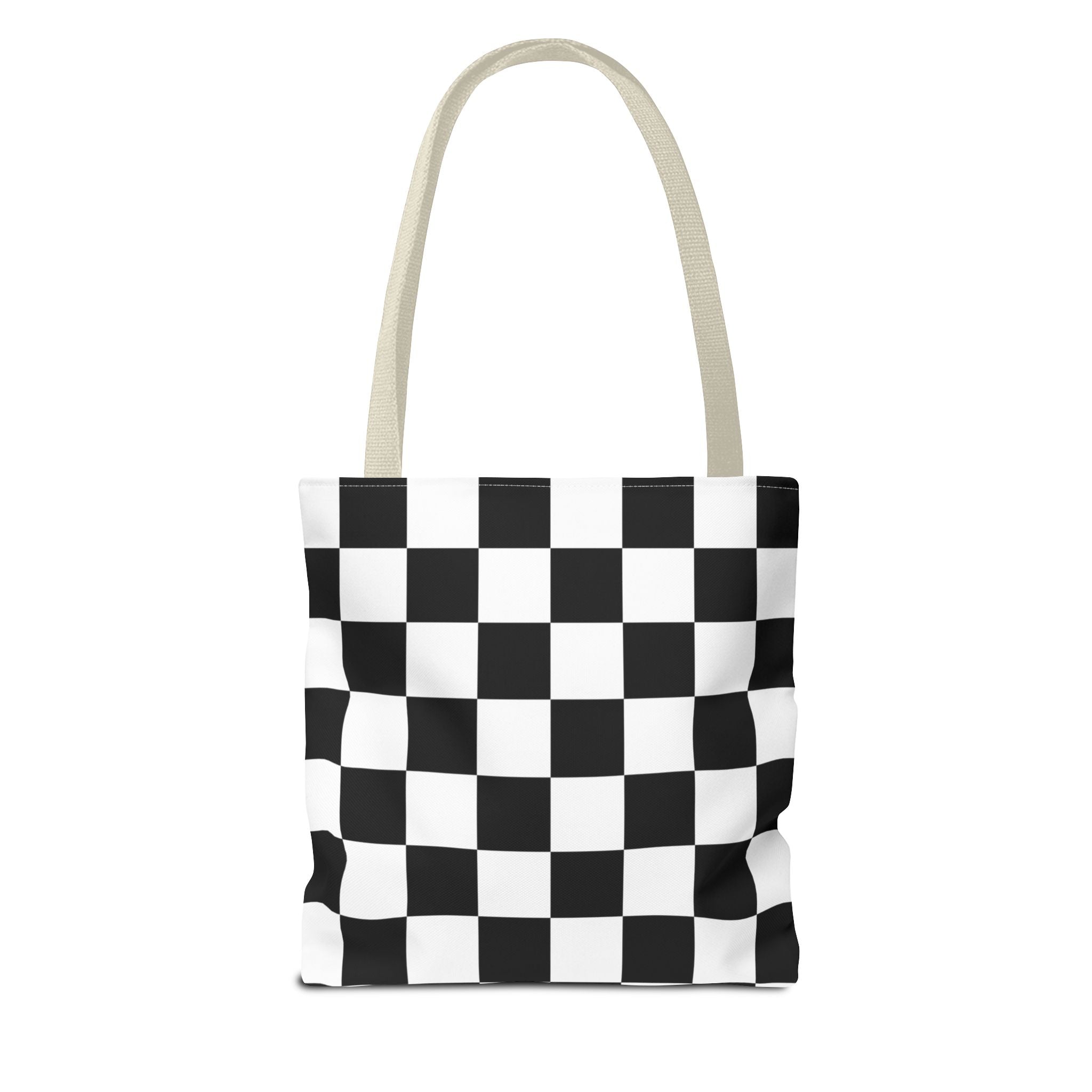 Tote Bag Finish Line - Checkered Victory – Tote Bag for Racing Fans