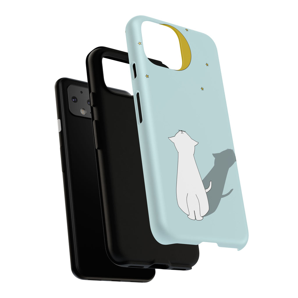 Cute Cat Phone Case, Tough Phone Cover, Pet Lover Gift, Unique Case, Animal Decor, Birthday Gift
