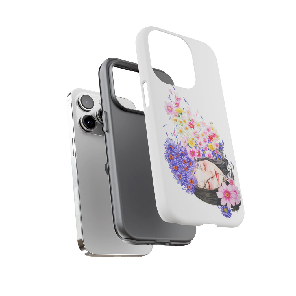 Floral Phone Case | Tough Cases | Cute Floral Design, Gift for Her, Spring Accessory, Mother's Day Gift, Stylish Protection