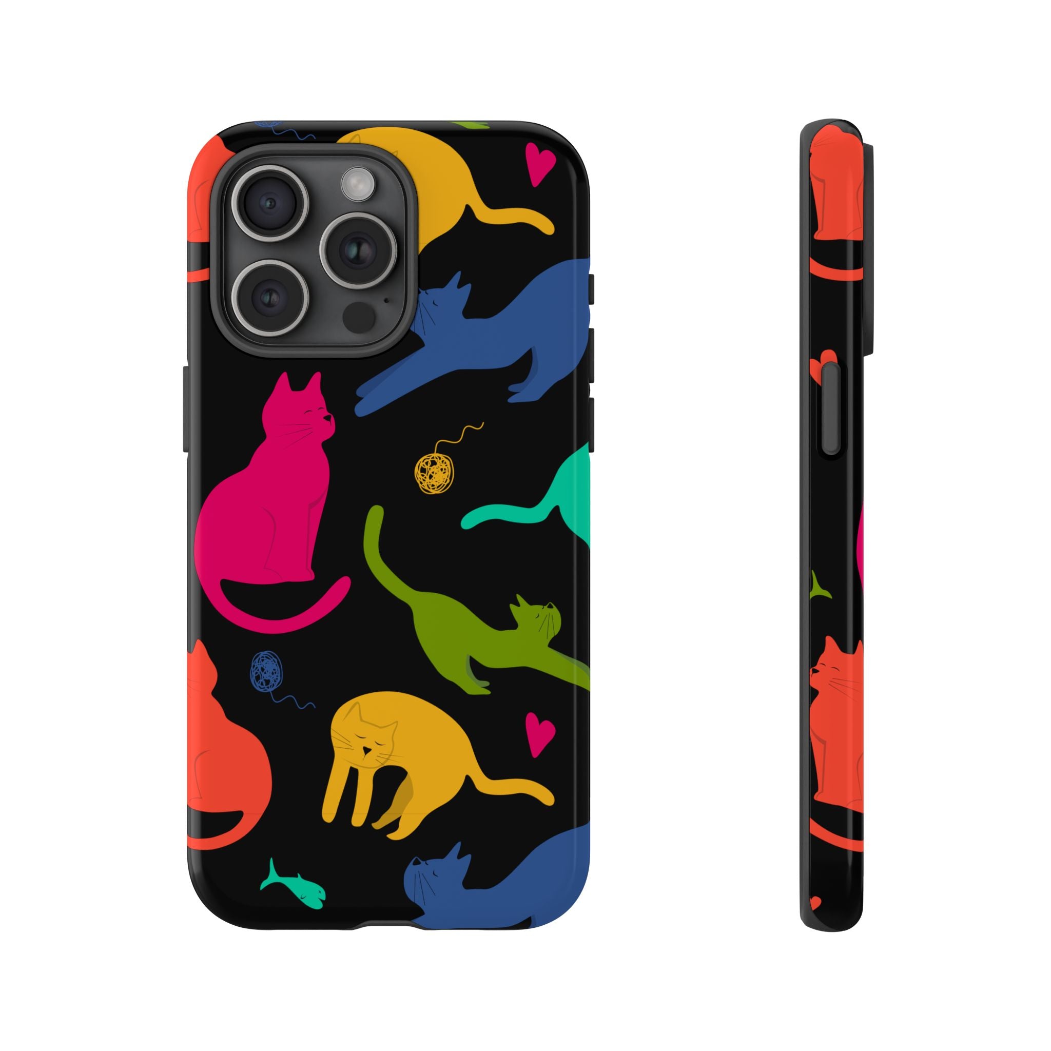 Colorful Cat Phone Case - Fun Pet Lover Accessory, Paw-some Gift for Cat Owners, Colorful Protective Cover, Cute Animal Phone [...]