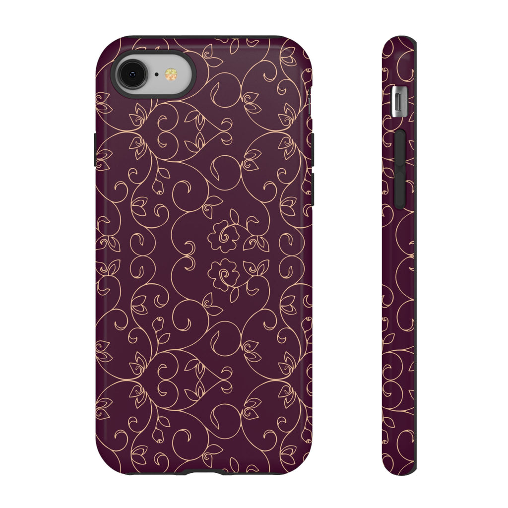 Elegant Floral Phone Case | Durable Mobile Cover, Gift for Her, Floral Design, Stylish Accessory, Phone Protection