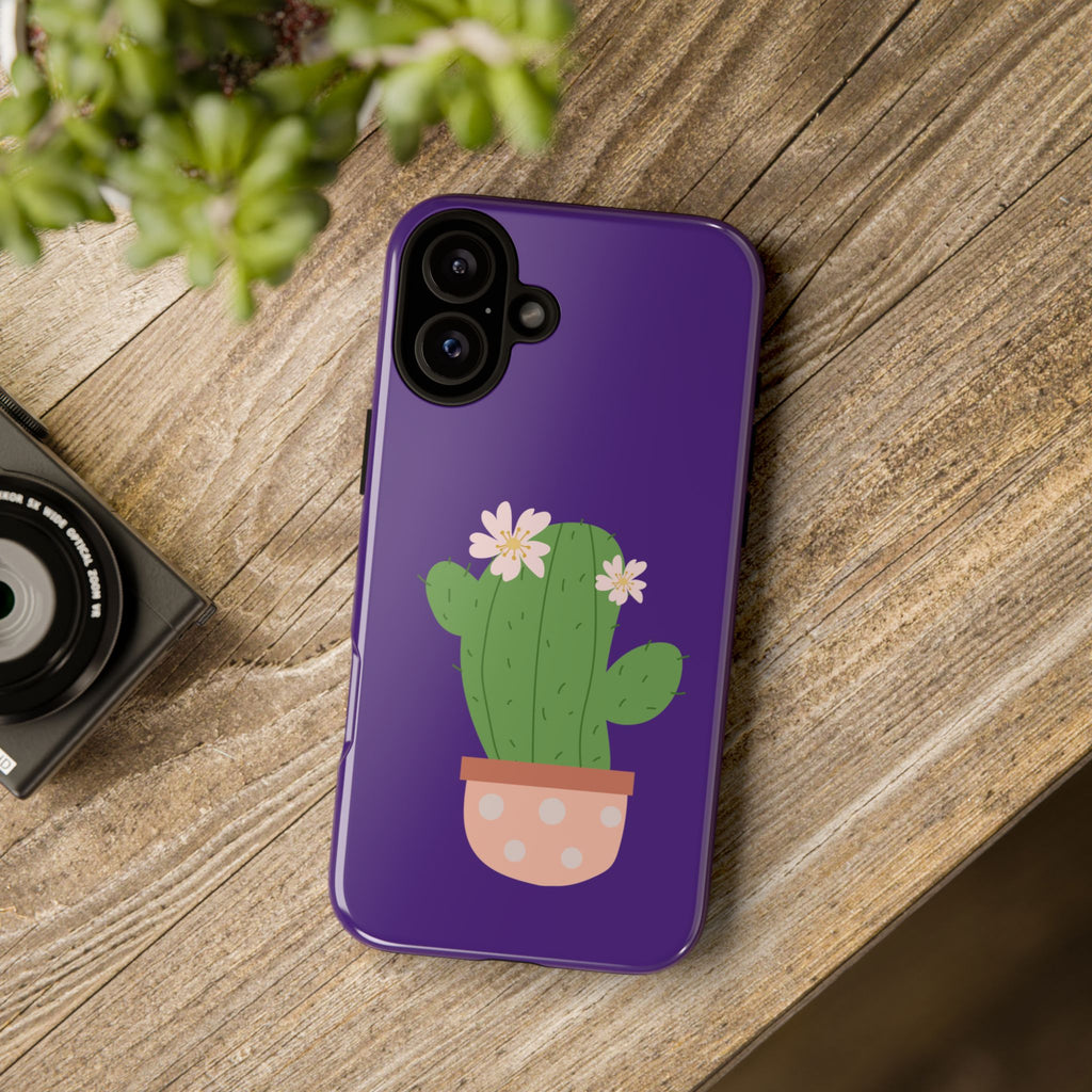 Cactus Phone Case, Tough Cases, Cute Floral, Trending Design, Unique Gift, Phone Accessories, Summer Vibe, Nature Lover