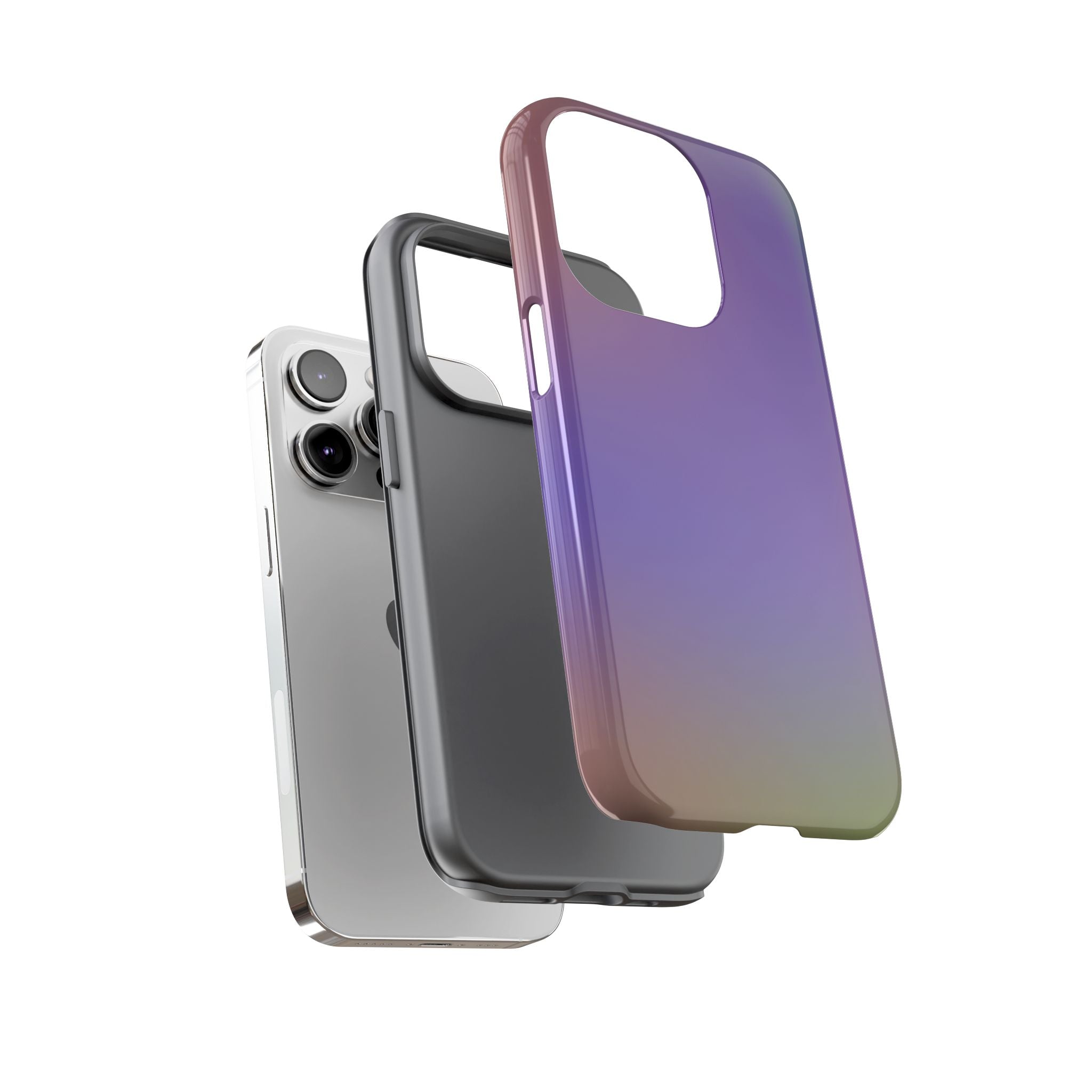 Colorful Phone Case, Tough Phone Cover, Gradient Design Case, Stylish Mobile Accessories, Unique Gift for Her