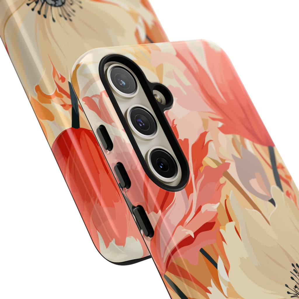 Floral Phone Case, Tough Protective Cover for Floral Lovers, Perfect Gift for Friends, Spring Celebration, Art Lovers Gift