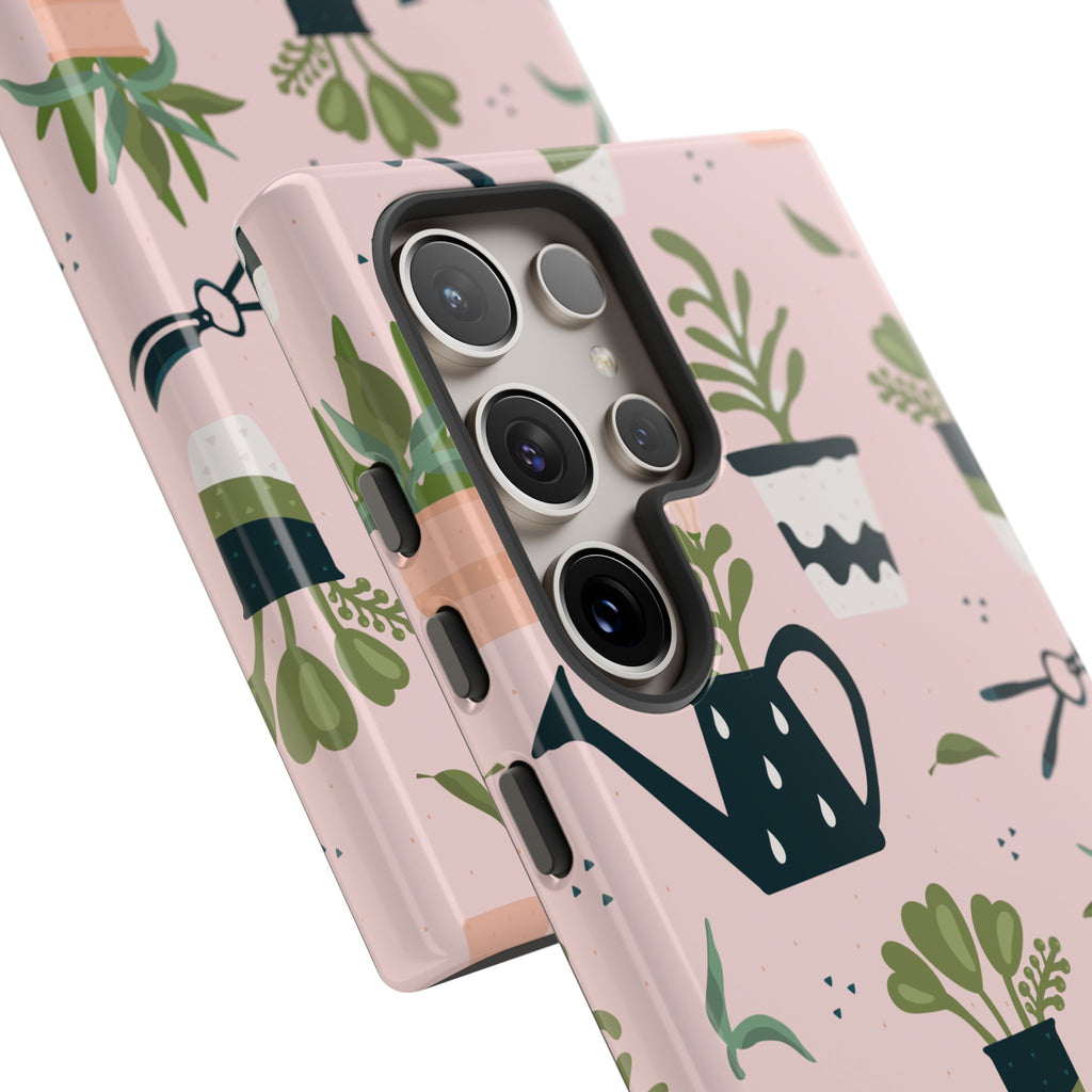 Floral Phone Case, Cute Plant Lover Case, Gift for Gardeners, Phone Cover, Green Thumb Accessories, Mother's Day Gift