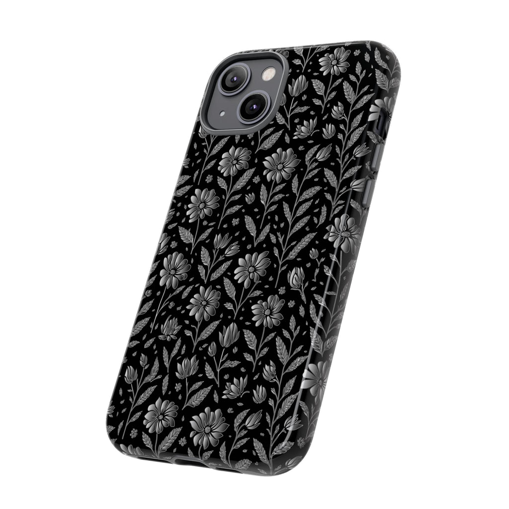 Stylish Floral Phone Case, Tough Floral Case, Botanical Phone Cover, Durable Floral Phone Protector, Gift for Her