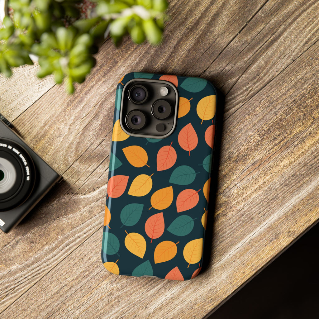 Autumn Leaves Phone Case - Protective Cell Phone Cover, Fall Aesthetic, Nature Lover Gift, Seasonal Accessories, Eco-Friendly Case