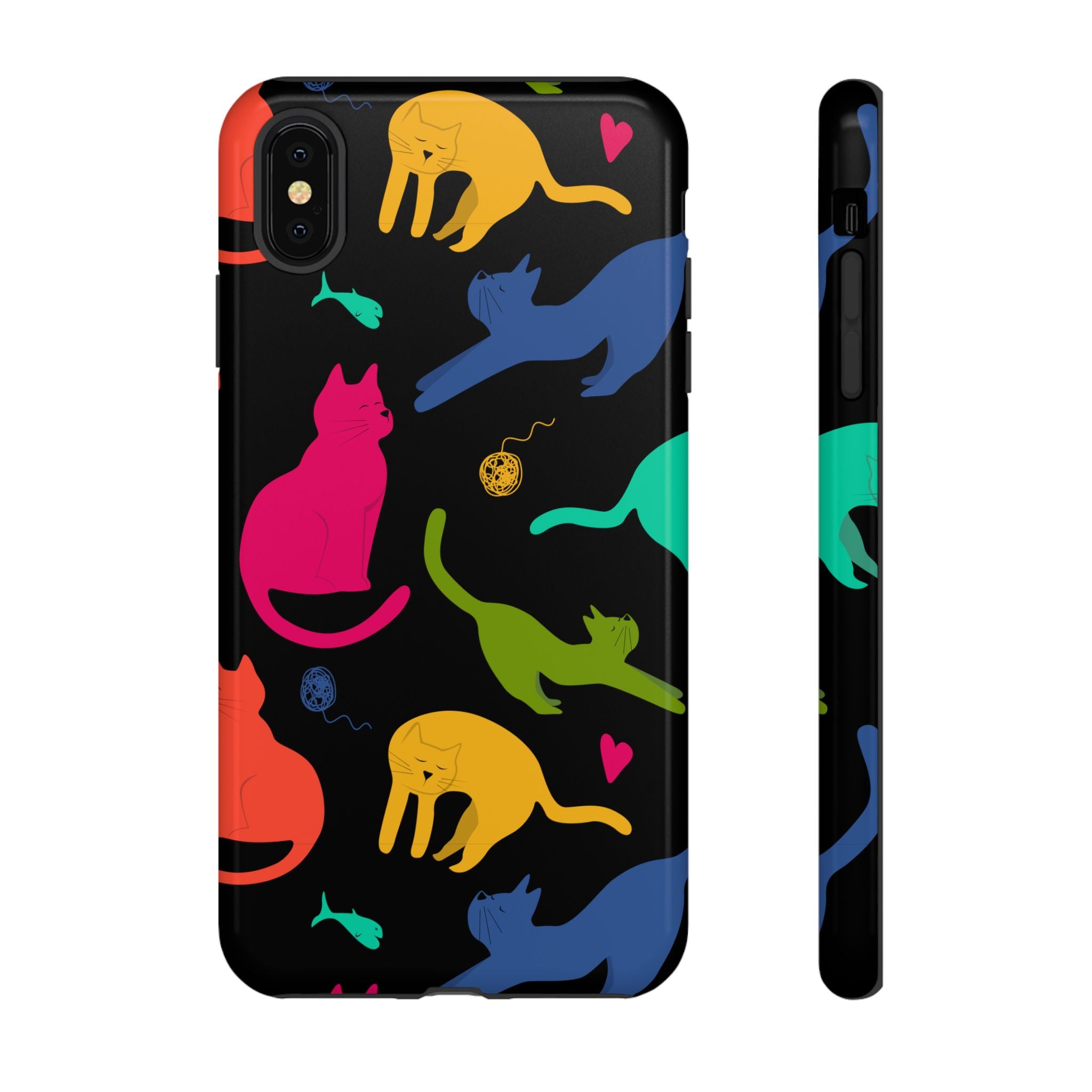 Colorful Cat Phone Case - Fun Pet Lover Accessory, Paw-some Gift for Cat Owners, Colorful Protective Cover, Cute Animal Phone [...]