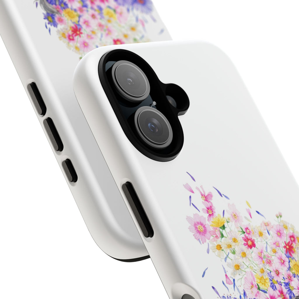 Floral Phone Case | Tough Cases | Cute Floral Design, Gift for Her, Spring Accessory, Mother's Day Gift, Stylish Protection