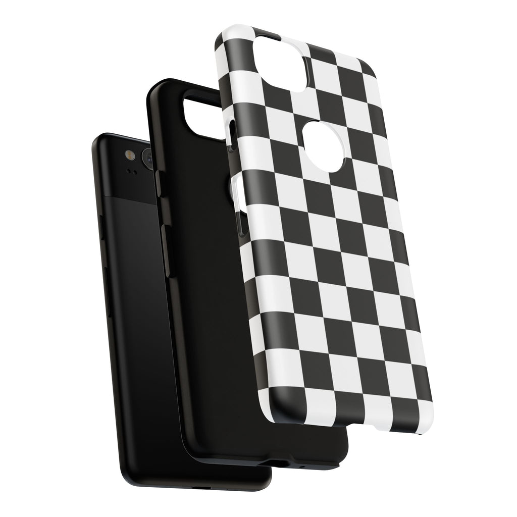 Stylish Checkered Phone Case | Trendy Protective Cover for iPhone, Gift for Teens, Fashion Accessory, Unique Design for All Occasions