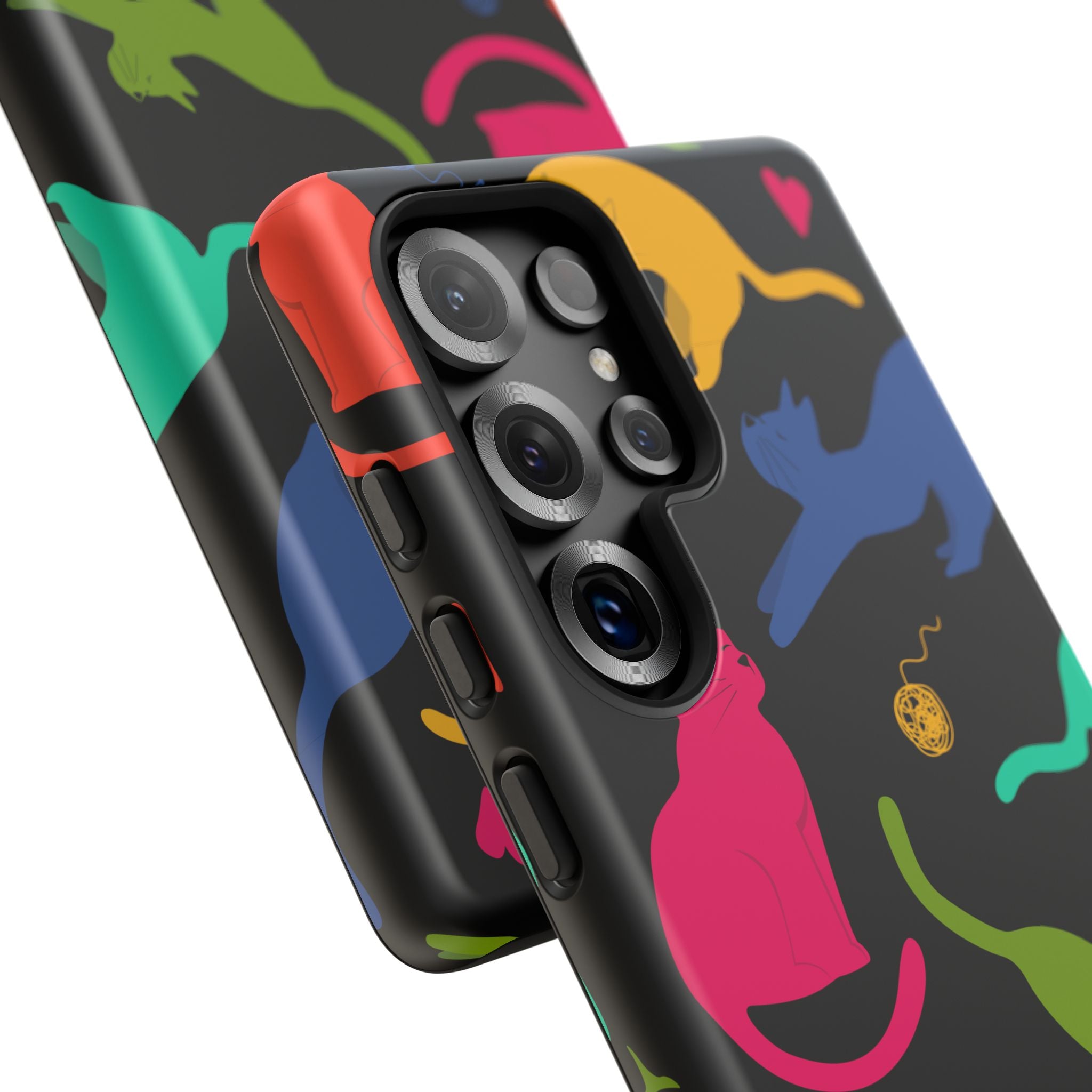 Colorful Cat Phone Case - Fun Pet Lover Accessory, Paw-some Gift for Cat Owners, Colorful Protective Cover, Cute Animal Phone [...]