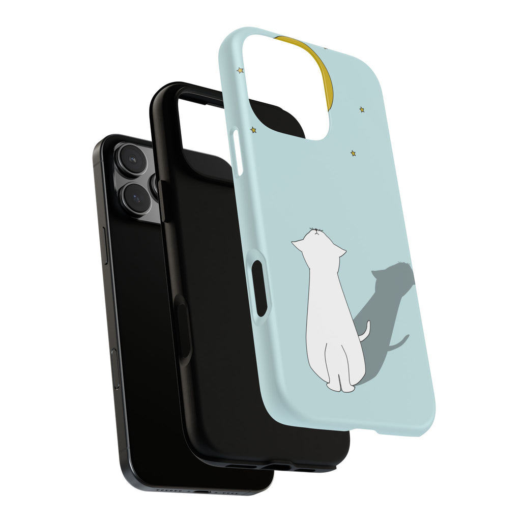 Cute Cat Phone Case, Tough Phone Cover, Pet Lover Gift, Unique Case, Animal Decor, Birthday Gift