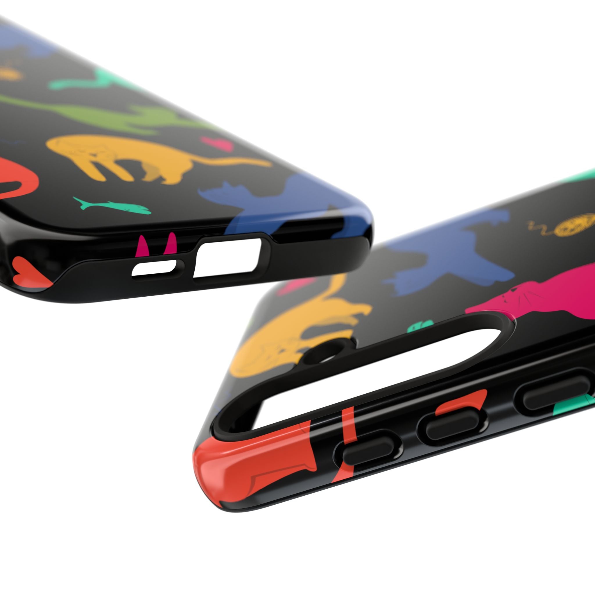 Colorful Cat Phone Case - Fun Pet Lover Accessory, Paw-some Gift for Cat Owners, Colorful Protective Cover, Cute Animal Phone [...]