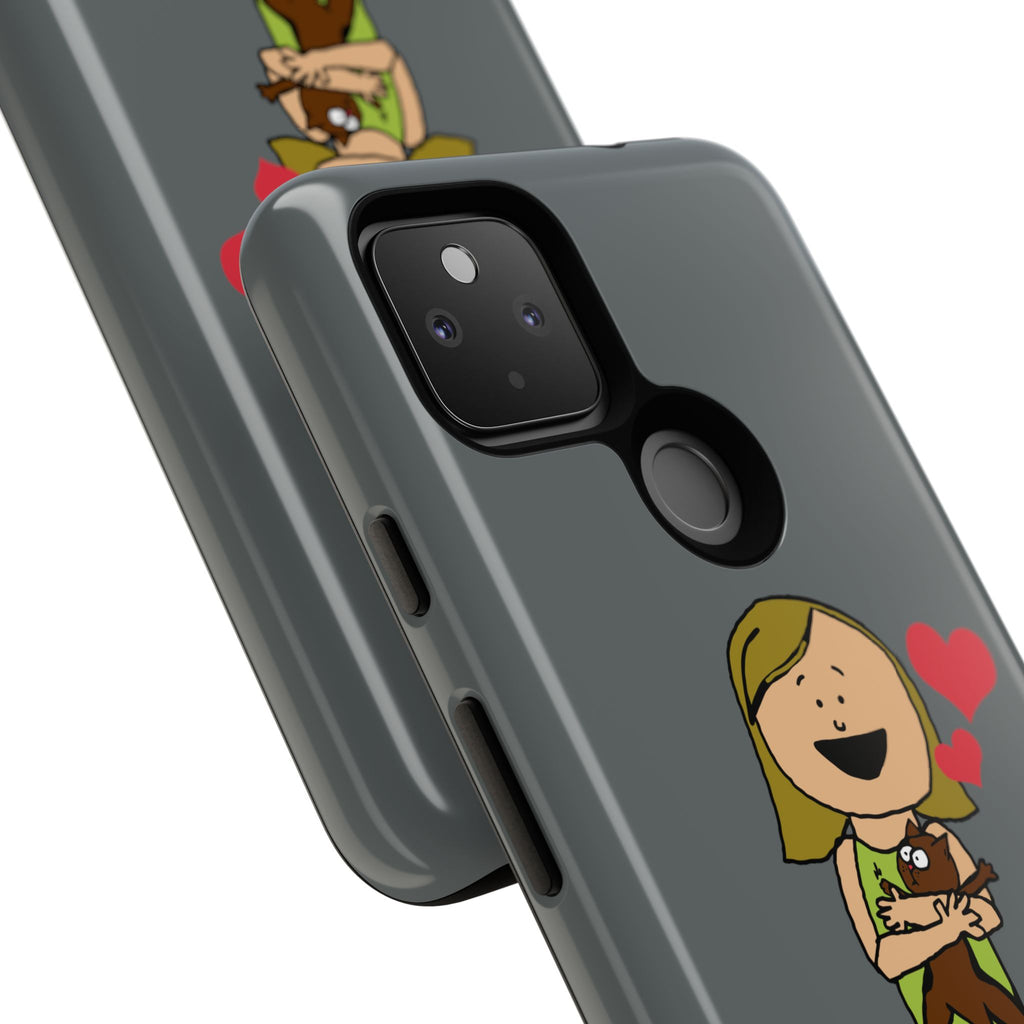 Pet Lover's Phone Case, Cute Animal Phone Cover, Gift for Dog Lovers, Cartoon Design, Fun Smartphone Accessory