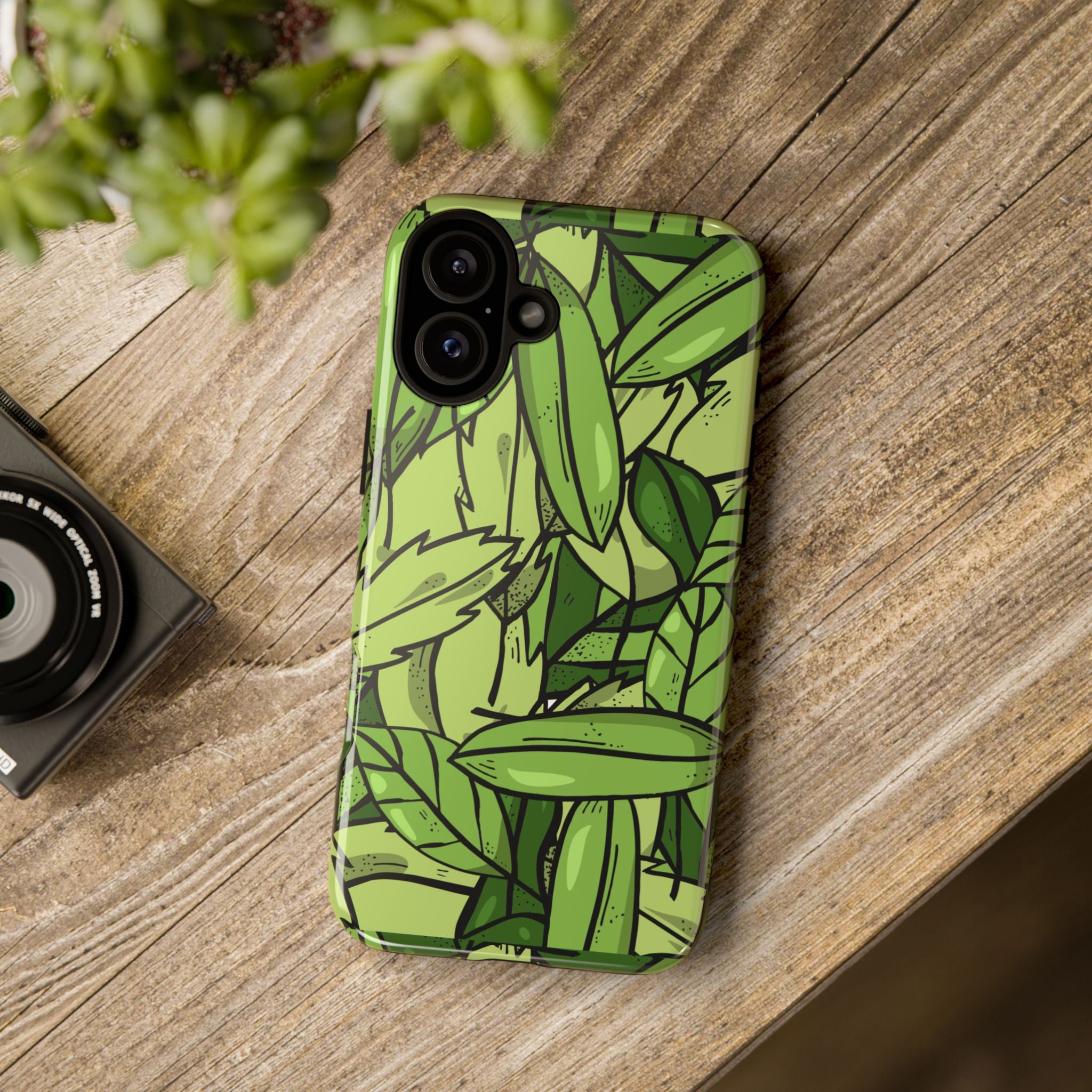 Leafy Green Phone Case - Tough Cases, Eco-Friendly Gadget Cover, Nature-Inspired Accessories, Unique Gift for Nature Lovers, Stylish [...]