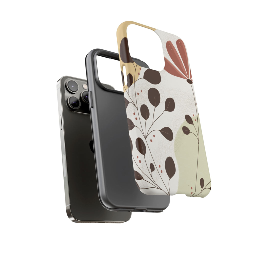 Floral Phone Case - Stylish Tough Cases for Women, Trendy Phone Cover, Gift for Her, Birthday Present, Everyday Use