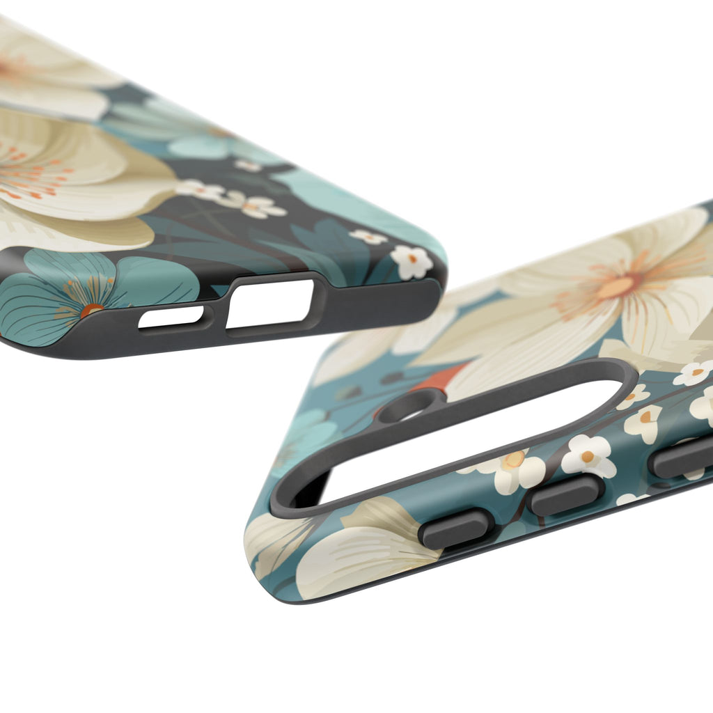 Floral Phone Case, Stylish Tough Cases with Botanical Design, Flower Print Phone Cover, Gifts for Nature Lovers, Eco-Friendly Mobile Cover