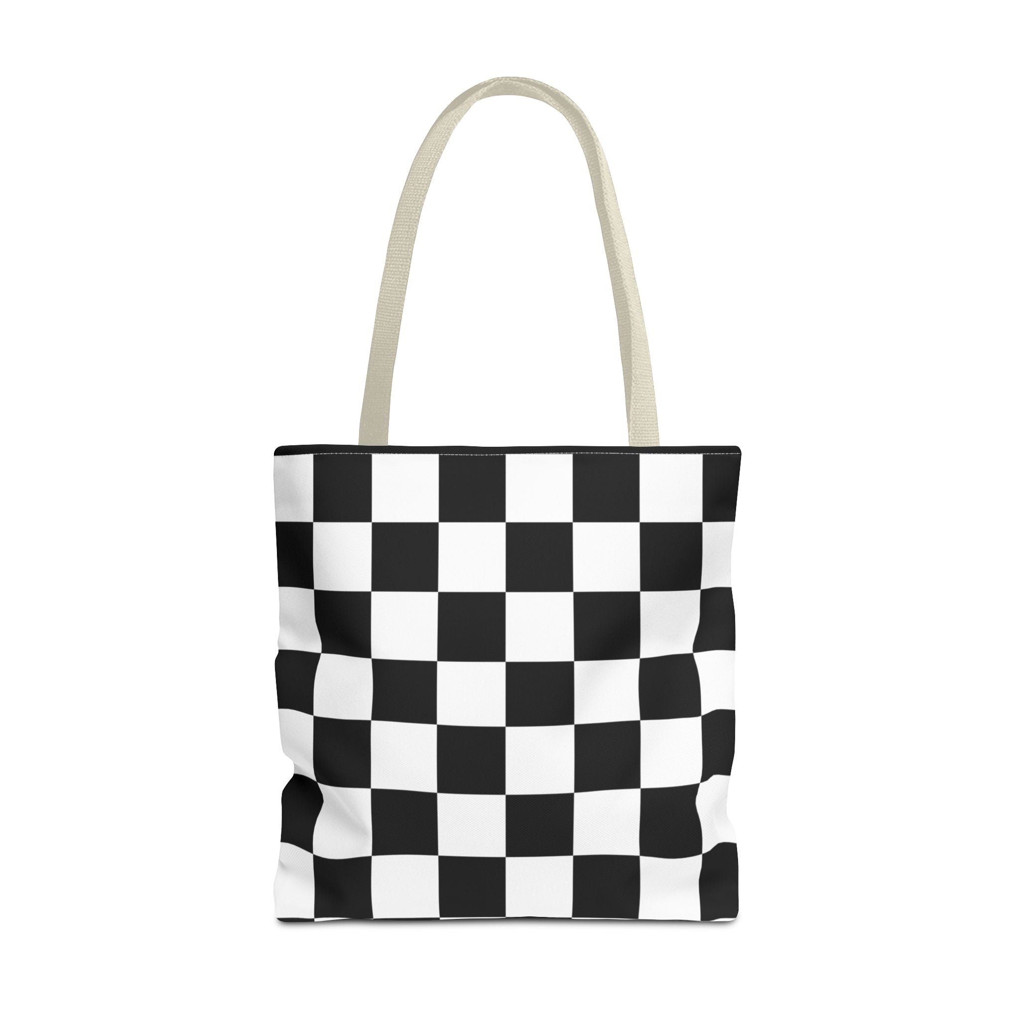 Tote Bag Finish Line - Checkered Victory – Tote Bag for Racing Fans