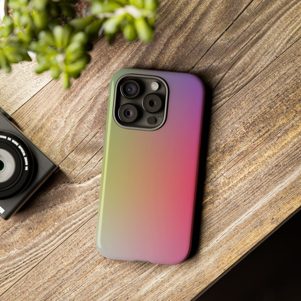 Gradient Phone Case, Tough Cases, Colorful Tech Accessory, Modern Phone Protection, Trendy Gift for Friends, Birthday, Holidays