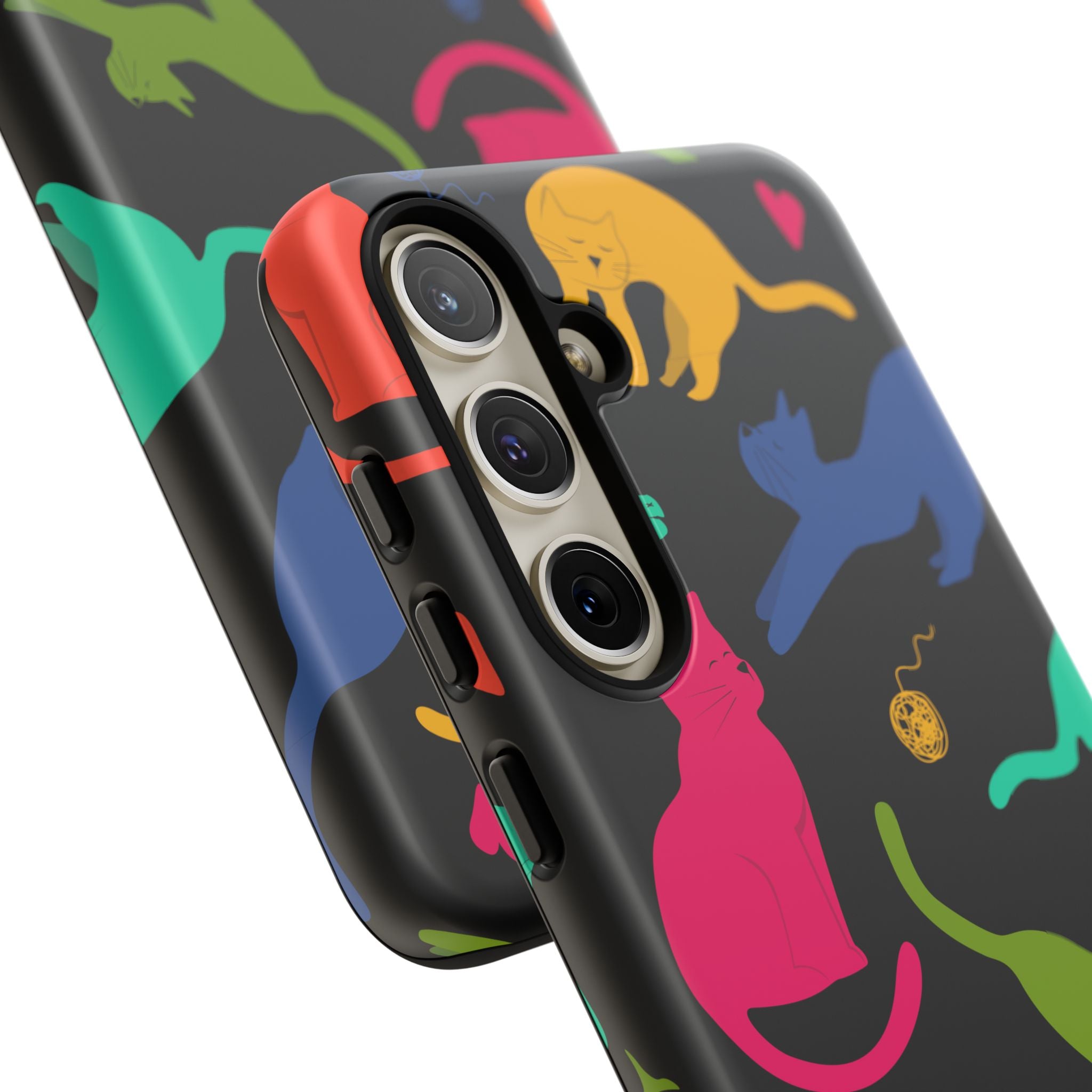 Colorful Cat Phone Case - Fun Pet Lover Accessory, Paw-some Gift for Cat Owners, Colorful Protective Cover, Cute Animal Phone [...]
