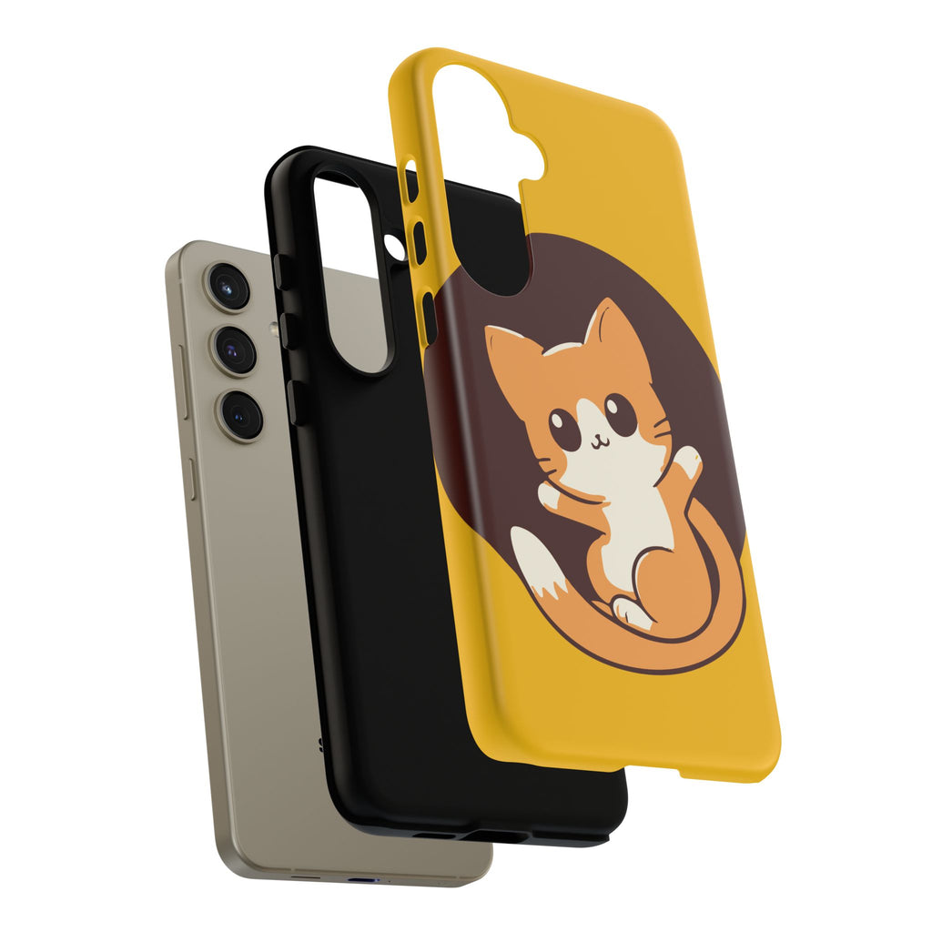 Cute Cat Phone Case | Tough Cases for Cat Lovers, Animal Design, Fun Gift, Unique Case, Durable Protection