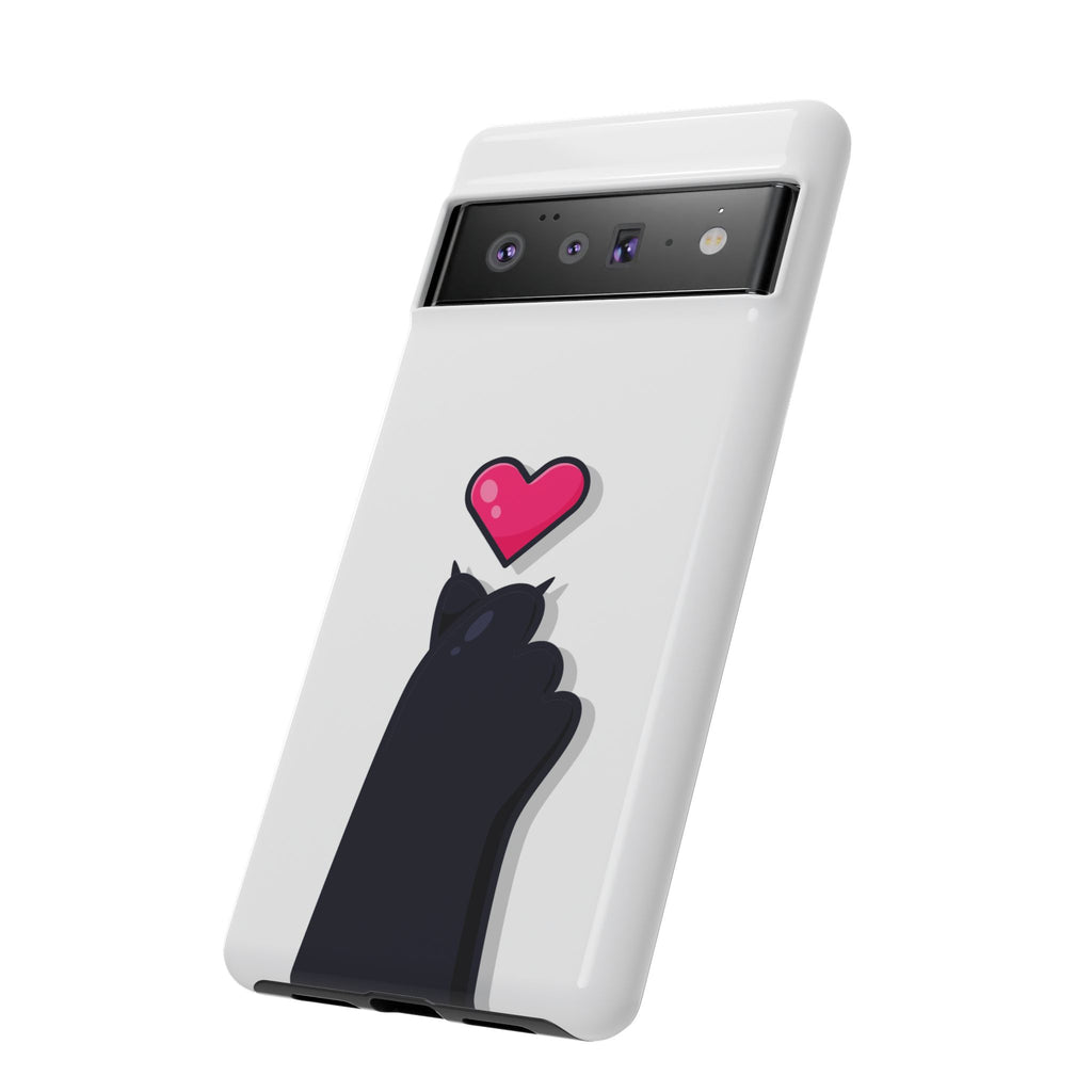 Cute Cat Love Phone Case, Tough Cell Phone Cover, Animal Lover Gifts, Pet Parent Accessories, Valentine's Day Essentials