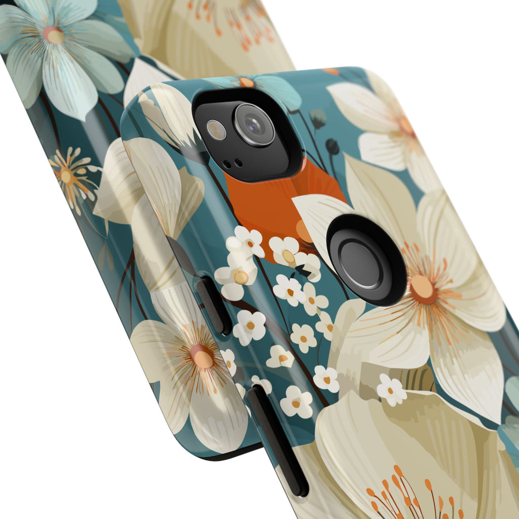 Floral Phone Case, Stylish Tough Cases with Botanical Design, Flower Print Phone Cover, Gifts for Nature Lovers, Eco-Friendly Mobile Cover