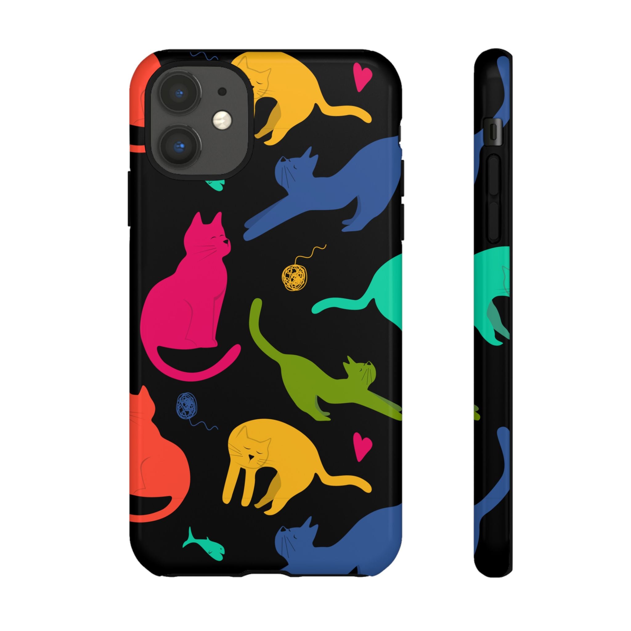 Colorful Cat Phone Case - Fun Pet Lover Accessory, Paw-some Gift for Cat Owners, Colorful Protective Cover, Cute Animal Phone [...]