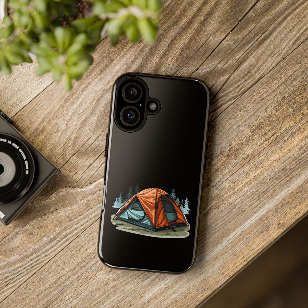 Camping Phone Case, Outdoor Adventure, Nature Lover Gift, Tough Cases, Hiking Accessory, Travel Gear, Camping Vibes