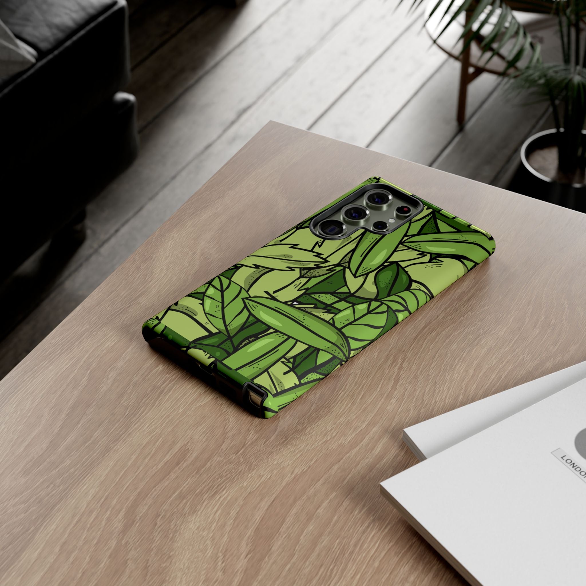 Leafy Green Phone Case - Tough Cases, Eco-Friendly Gadget Cover, Nature-Inspired Accessories, Unique Gift for Nature Lovers, Stylish [...]