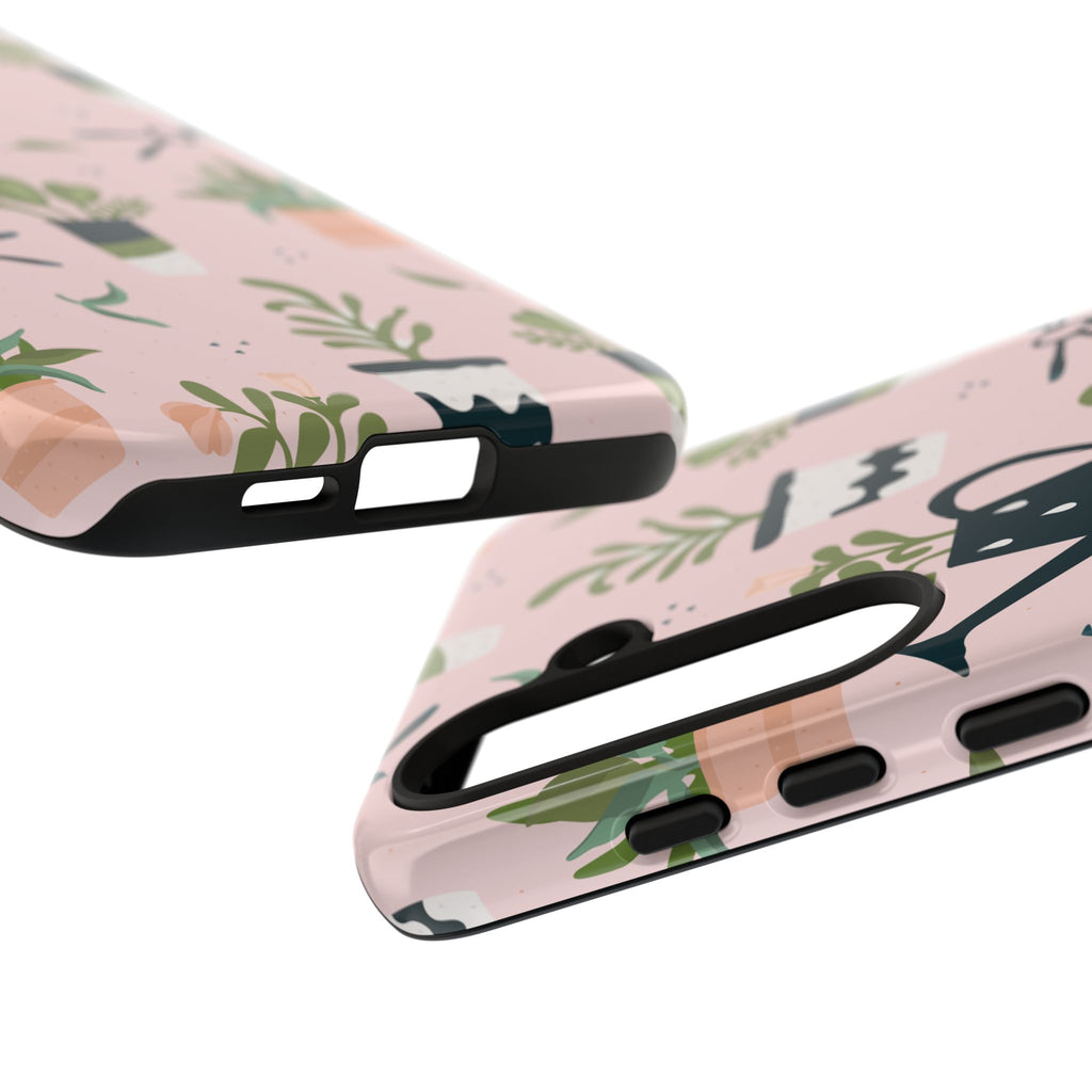 Floral Phone Case, Cute Plant Lover Case, Gift for Gardeners, Phone Cover, Green Thumb Accessories, Mother's Day Gift
