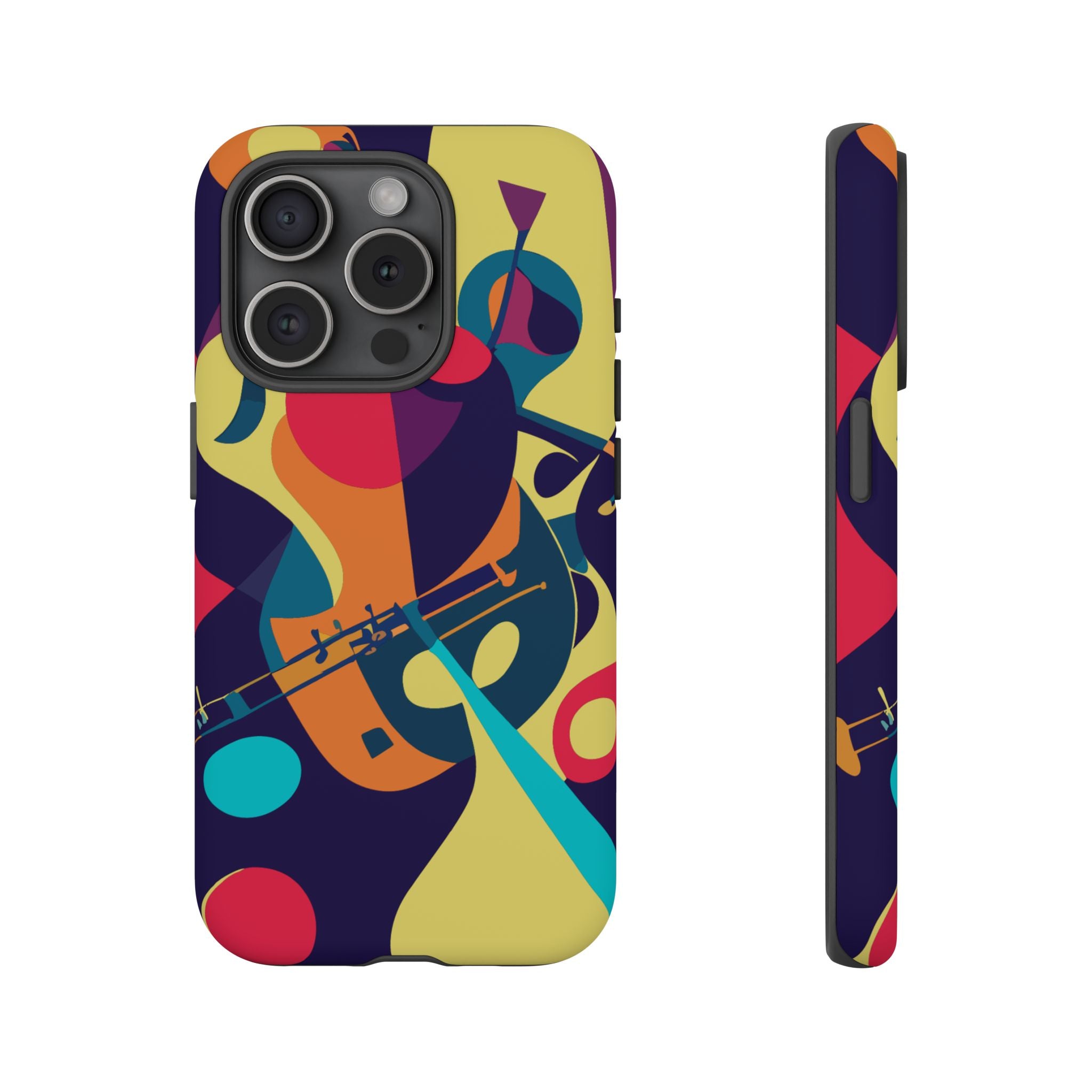 Vibrant Guitar Phone Case - Tough Cases for Music Lovers, Colorful Phone Cover, Gifts for Musicians, Artistic Mobile Accessories, [...]