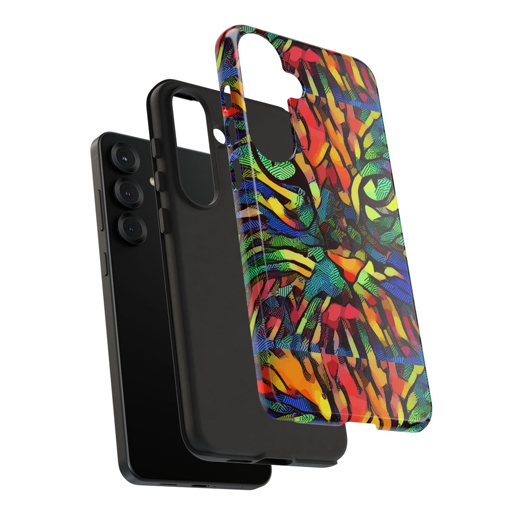 Colorful Phone Cases for Vibrant Style - Tough Cases, Unique Gifts, Animal Print, Artistic Design, Phone Accessories, Eco-Friendly