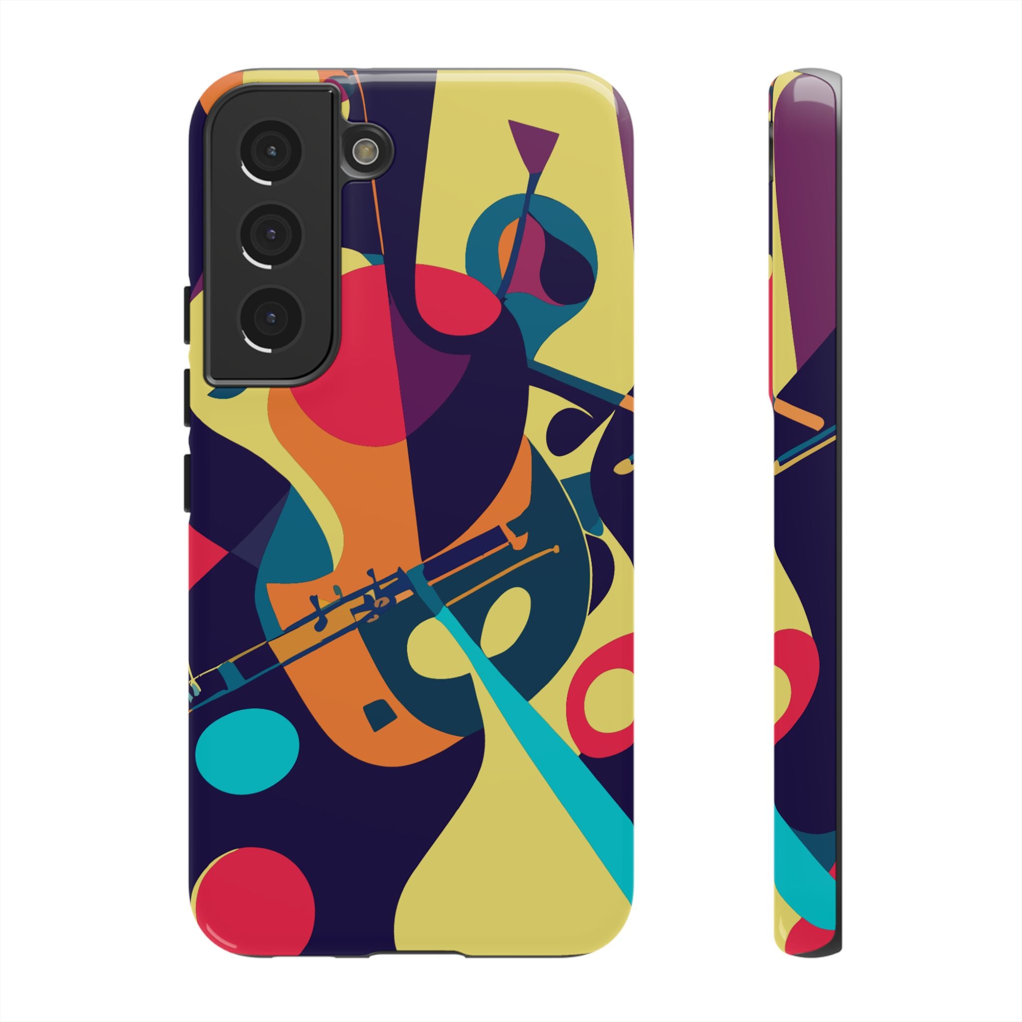 Vibrant Guitar Phone Case - Tough Cases for Music Lovers, Colorful Phone Cover, Gifts for Musicians, Artistic Mobile Accessories, [...]