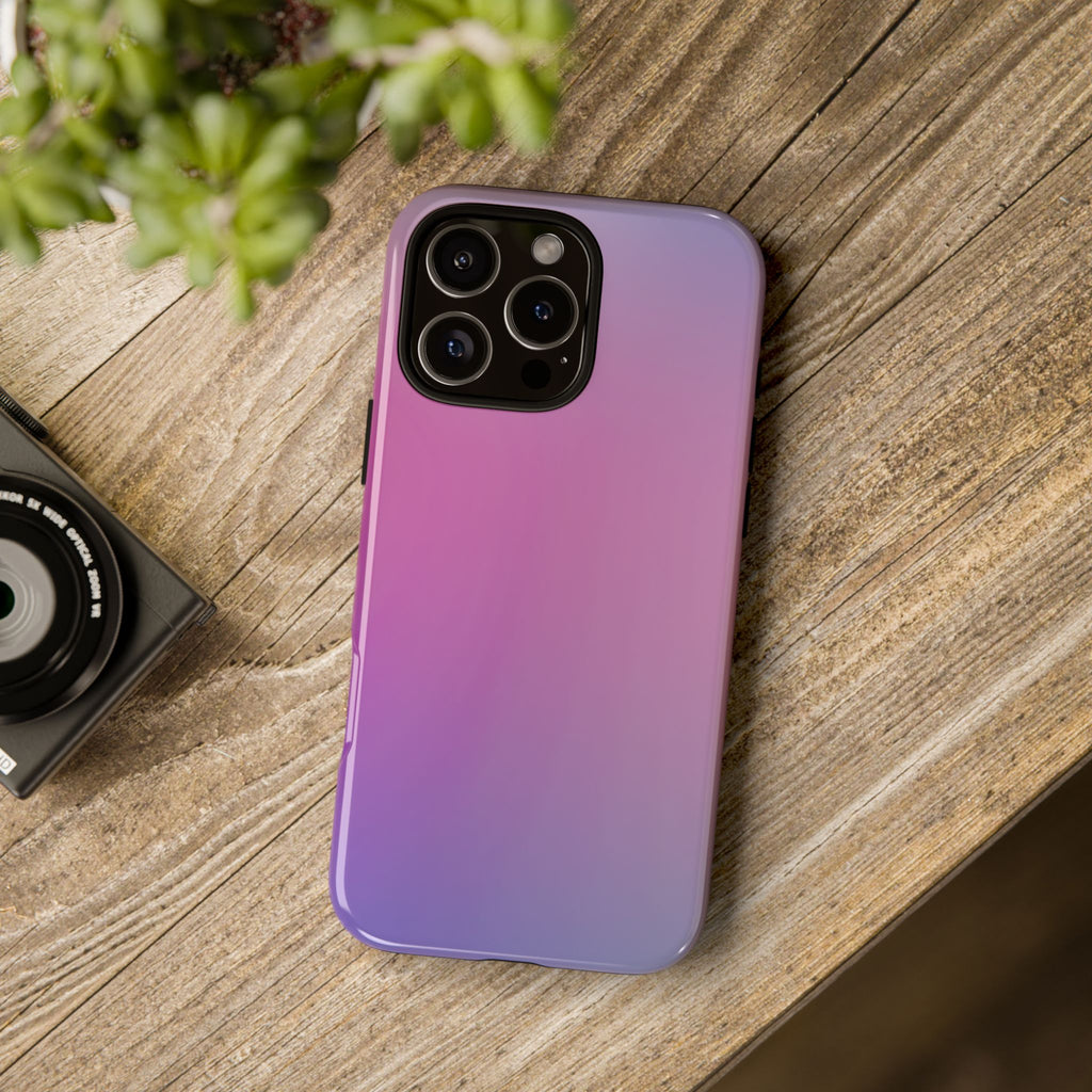 Stylish Phone Case, Tough Phone Cover, Gradient Phone Protector, Customizable Phone Shell, Durable Phone Accessory