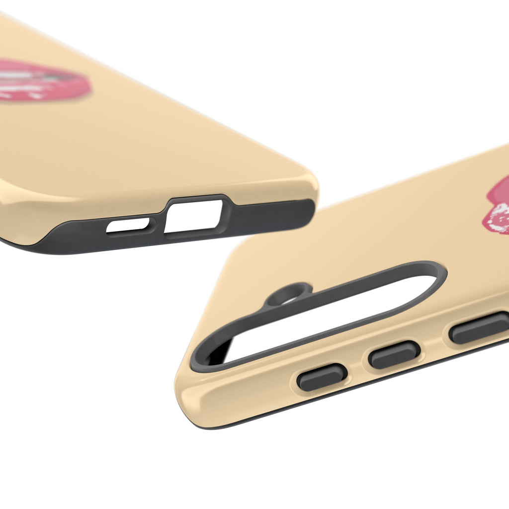 Stylish Phone Case with Lip Print, Trendy Mobile Cover, Fashion Accessory, Gift for Her, Cute Cell Phone Case