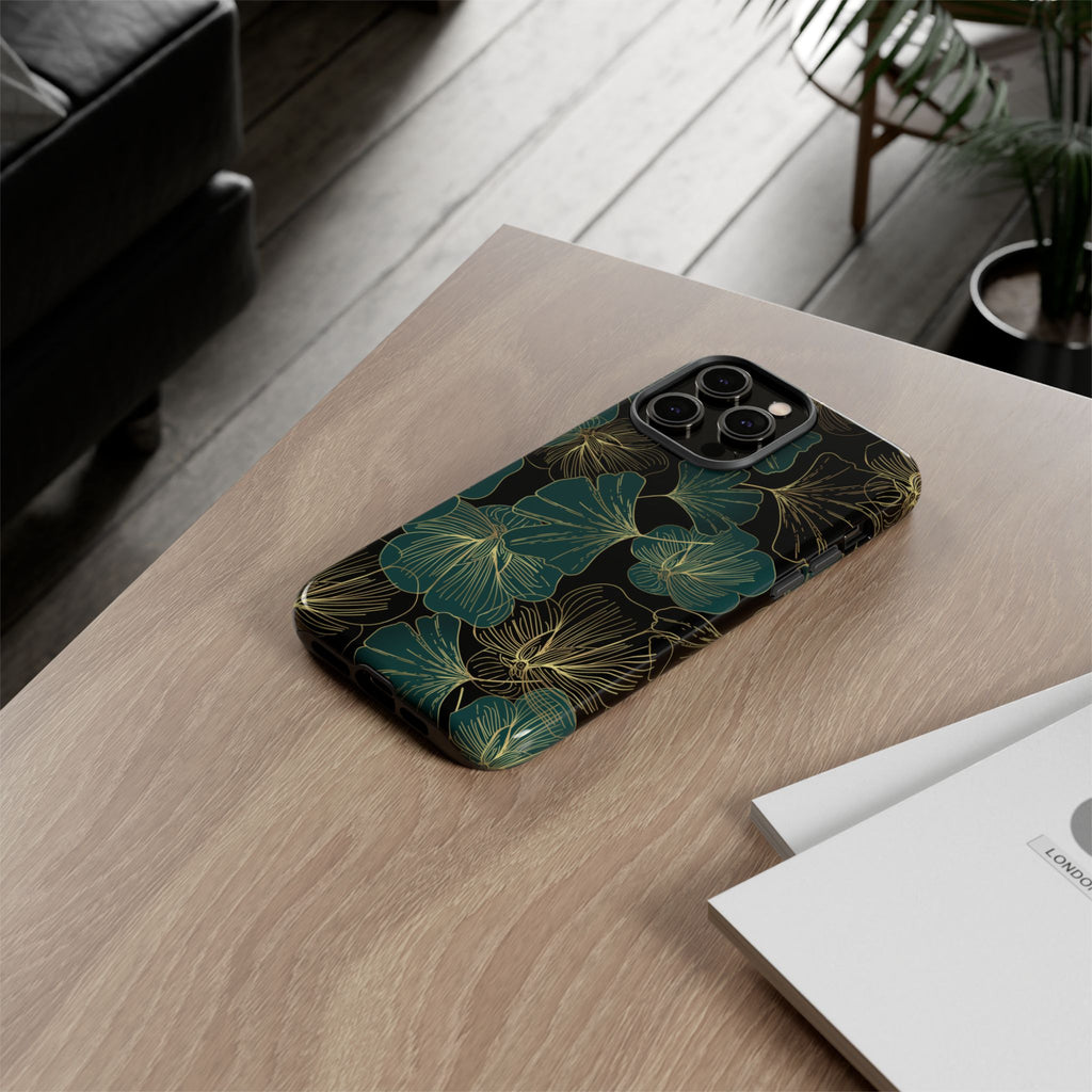 Floral Phone Case - Tough Cases, Protective Cover, Stylish Accessory, Gift for Her, Nature-Inspired Design