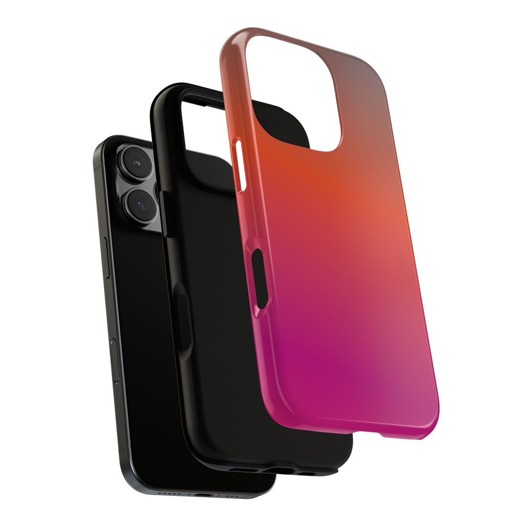 Gradient Phone Case, Custom Tough Case, Durable Phone Accessory, Vibrant Design, Gift for Tech Lovers, Birthday and Holiday Present